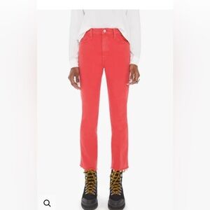 MOTHER womens THE HUSTLER ANKLE FRAY corduroy winter fall  NWT